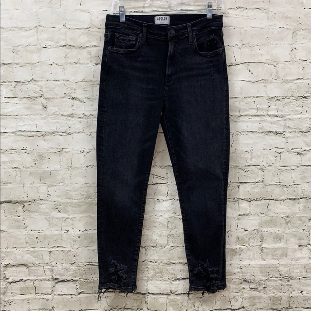 Agolde Sophie High Rise Skinny Temple Sz 31
